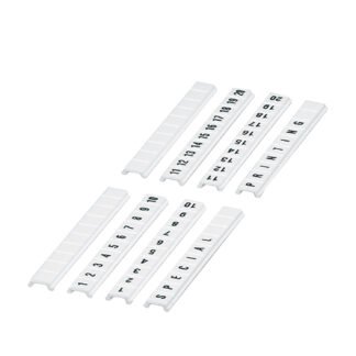 0808671:0001 — MARKER NUM 1-10 WHITE 1=1STRIP — Phoenix Contact