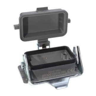 09300100303ML — 10B BULKHEAD HOUSING, SINGLE LEV — Harting