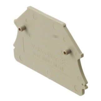 1060000000 — CONN TERM BLK END PLATE RAIL BG — Weidmuller