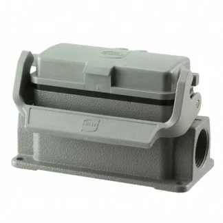 09300165412 — HAN 16B-COVER W. CORD (PLASTIC) — Harting