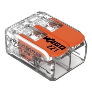 221-612/K194-4045 — SPLICE LEVER 10AWG 2POS 50PC — WAGO