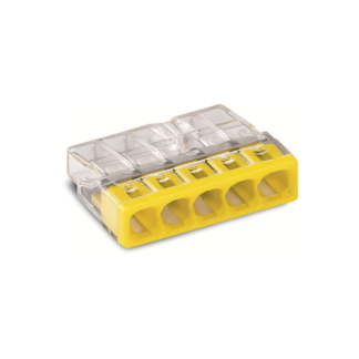 2273-205 — PUSHWIRE SPLICING CONNECTOR; 5- — WAGO