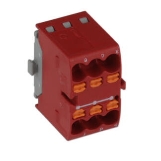 3002765 — TERM BLK 6POS RED — Phoenix Contact