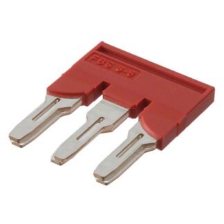 3030297 — JUMPER TERM BLK 3POS FLAT PIN — Phoenix Contact