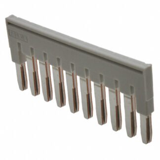 3039007 — JUMPER TERM BLK 10POS FLAT PIN — Phoenix Contact