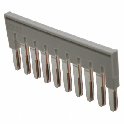 3039007 — JUMPER TERM BLK 10POS FLAT PIN — Phoenix Contact