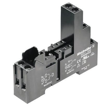 8869470000 — RELAY SOCKET 8 POSITION DIN RAIL — Weidmuller