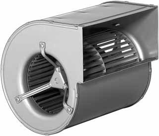 D1G133-DC17-52 — Moto-turbine centrifuge double ouïe ebm-papst, Ø133 mm, technologie EC (GreenTech) — ebm-papst