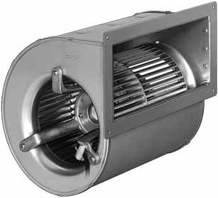 D2E146-AP47-22 — Moto-turbine centrifuge double ouïe ebm-papst, Ø146 mm, technologie AC monophasé — ebm-papst