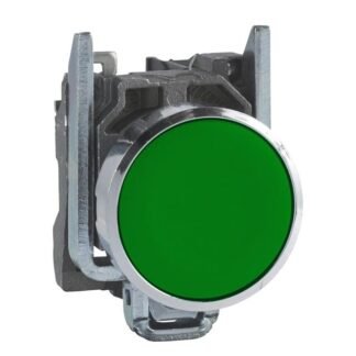 XB4BA31 — HARMONY, 22MM PUSH BUTTON, GREEN — Schneider Electric