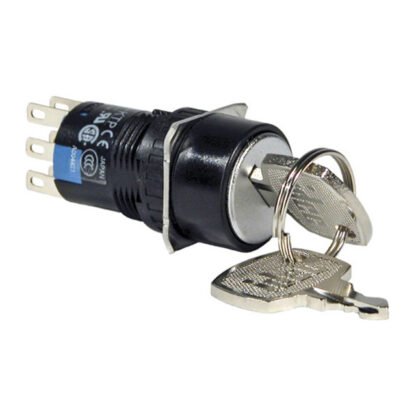 AS6M-2KT2PA — SWITCH KEYLOCK 2POS DPDT 1A 120V — Schneider Electric
