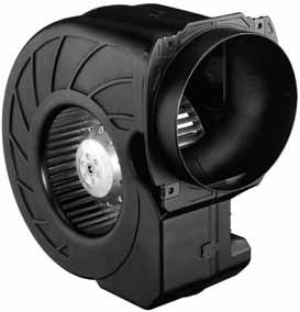 D2E160-FI01-01 — Moto-turbine centrifuge double ouïe ebm-papst, Ø160 mm, technologie AC monophasé — ebm-papst