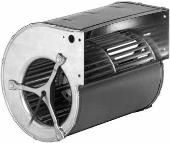 D4E160-FH12-05 — Moto-turbine centrifuge double ouïe ebm-papst, Ø160 mm, technologie AC monophasé — ebm-papst