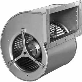 D4E225-CC01-02 — Moto-turbine centrifuge double ouïe ebm-papst, Ø225 mm, technologie AC monophasé — ebm-papst