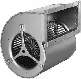 D4E240-BA01-01 — Moto-turbine centrifuge double ouïe ebm-papst, Ø240 mm, technologie AC monophasé — ebm-papst