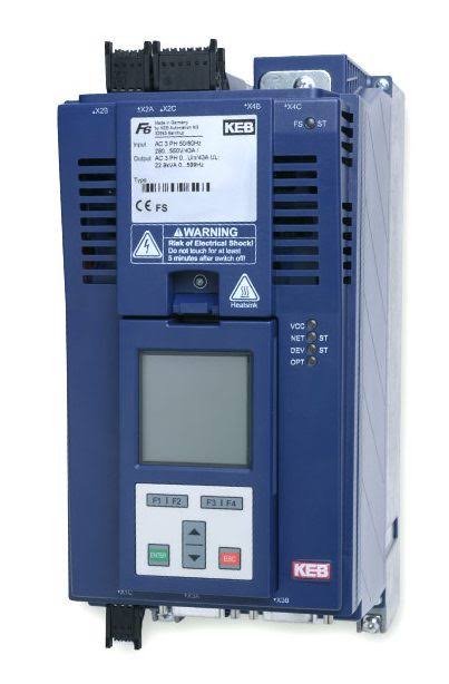 16F6K12-3511 — Variateur de fréquence KEB COMBIVERT F6 Compact (IP20), 15 kW, 400 V, triphasé, 33 A — KEB