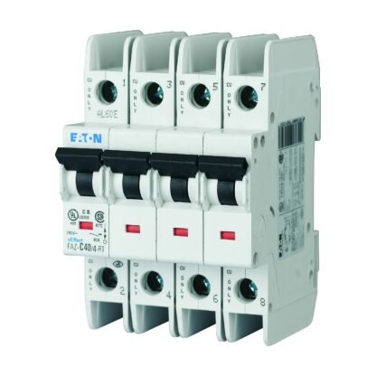 FAZ-C20/4-RT — FAZ-NA 480VAC 4P 20A C CURVE RT — Eaton