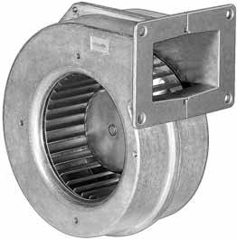 G1G120-AB71-02 — Ventilateur centrifuge pales incurvées vers l'avant (ouïe simple) ebm-papst, Ø120 mm, technologie EC (GreenTech) — ebm-papst