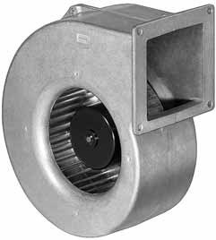 G1G140-AV21-02 — Ventilateur centrifuge pales incurvées vers l'avant (ouïe simple) ebm-papst, Ø140 mm, technologie EC (GreenTech) — ebm-papst