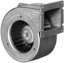 G2E085-AA01-01 — Ventilateur centrifuge pales incurvées vers l'avant (ouïe simple) ebm-papst, Ø085 mm, technologie AC monophasé — ebm-papst