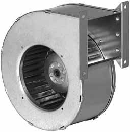G2E120-TD76-01 — Ventilateur centrifuge pales incurvées vers l'avant (ouïe simple) ebm-papst, Ø120 mm, technologie AC monophasé — ebm-papst