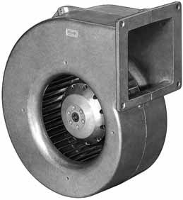G2E140-AL40-01 — Ventilateur centrifuge pales incurvées vers l'avant (ouïe simple) ebm-papst, Ø140 mm, technologie AC monophasé — ebm-papst
