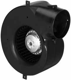 G2E140-NS38-01 — Ventilateur centrifuge pales incurvées vers l'avant (ouïe simple) ebm-papst, Ø140 mm, technologie AC monophasé — ebm-papst