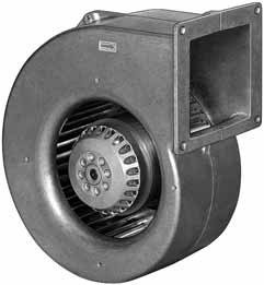 G2E160-AY47-01 — Ventilateur centrifuge pales incurvées vers l'avant (ouïe simple) ebm-papst, Ø160 mm, technologie AC monophasé — ebm-papst