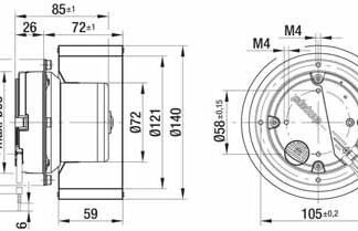 G3G140-AV19-02 — Ventilateur centrifuge pales incurvées vers l'avant (ouïe simple) ebm-papst, Ø140 mm, technologie EC (GreenTech) — ebm-papst