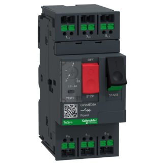 GV2ME08A — TESYS GV2 MMC 4A PB SNAP-IN — Schneider Electric