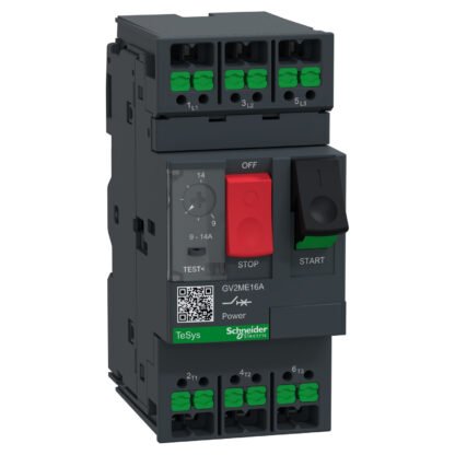GV2ME16A — TESYS GV2 MMC 14A PB SNAP-IN — Schneider Electric