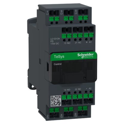 LC1D12AFD — DECA CONTACTOR 12A 3P 110V DC SN — Schneider Electric