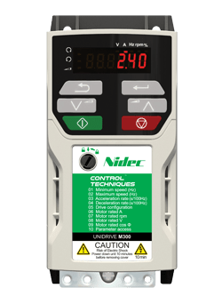 M300-092 01760E — Variateur de fréquence Emerson (Control Techniques) Unidrive M300, 45 kW, 230 V, triphasé, 176 A — Emerson (Control Techniques)