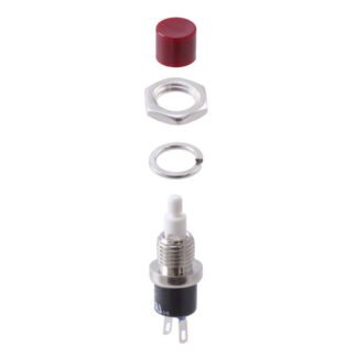 PS1024ALRED — SWITCH PUSH SPST-NO 3A 125V — Schneider Electric