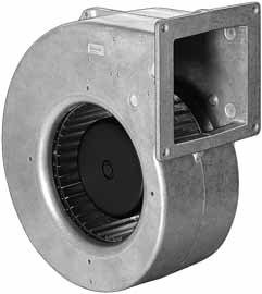 R1G160-AH29-52 — Ventilateur centrifuge pales incurvées vers l'arrière ebm-papst, Ø160 mm, technologie EC (GreenTech) — ebm-papst