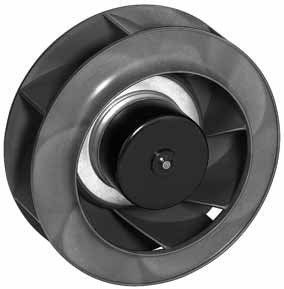 R1G190-AB25-02 — Ventilateur centrifuge pales incurvées vers l'arrière ebm-papst, Ø190 mm, technologie EC (GreenTech) — ebm-papst