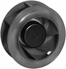 R1G225-AF07-52 — Ventilateur centrifuge pales incurvées vers l'arrière ebm-papst, Ø225 mm, technologie EC (GreenTech) — ebm-papst