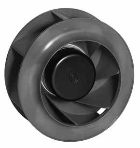 R3G225-AH54-01 — Ventilateur centrifuge pales incurvées vers l'arrière ebm-papst, Ø225 mm, technologie EC (GreenTech) — ebm-papst