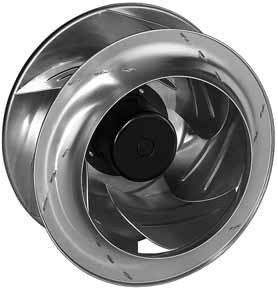 R3G400-AC30-61 — Ventilateur centrifuge pales incurvées vers l'arrière ebm-papst, Ø400 mm, technologie EC (GreenTech) — ebm-papst