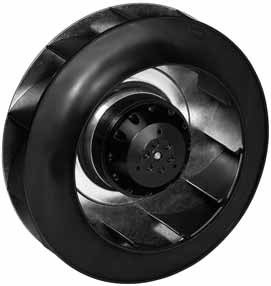 R4E250-AH01-05 — Ventilateur centrifuge pales incurvées vers l'arrière ebm-papst, Ø250 mm, technologie AC monophasé — ebm-papst