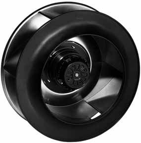 R4E355-AF05-05 — Ventilateur centrifuge pales incurvées vers l'arrière ebm-papst, Ø355 mm, technologie AC monophasé — ebm-papst