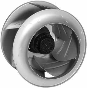 R4E355-AL02-05 — Ventilateur centrifuge pales incurvées vers l'arrière ebm-papst, Ø355 mm, technologie AC monophasé — ebm-papst