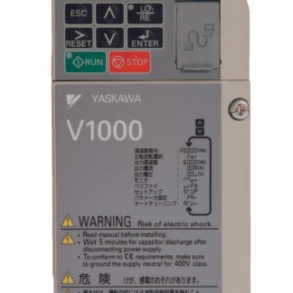 CIMR-VC4A0001HAA-0081 — Variateur de fréquence Yaskawa V1000 compact, 0,4 kW, 380-480 V, monophasé, 1,2 A — Yaskawa