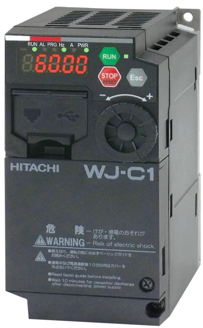 C1-004HFE — Variateur de fréquence Hitachi WJ-C1 0,4 kW 3~ 380-480 V — Hitachi