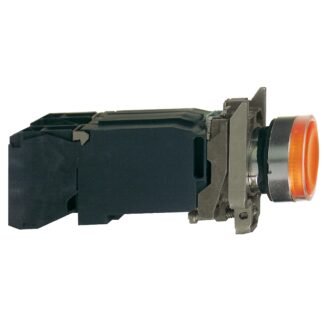 XB4BW3545 — PUSHBUTTON LED 240VAC 22MM XB4 + — Schneider Electric