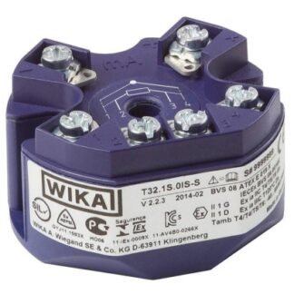 WIKA-T32-XS-01-PT100-0-50-C — Transmetteur de température numérique HART WIKA T32.xS, Pt100 0-50°C